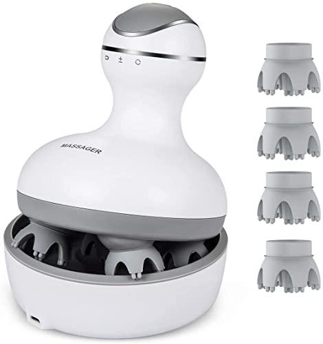 LATME Masajeador Eléctrico de Cabeza de Cuero Cabelludo Masajeador Portátil Cabezas con 84...